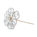 Jewelled Champagne Magnolia Stem 42384