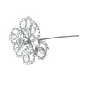 Jewelled Silver Magnolia Stem 42384