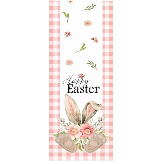 Bunny Ears Easter Linen Table Runner 39641c