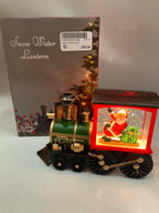 Mini Lantern Snowing Train with Santa -41444(8)
