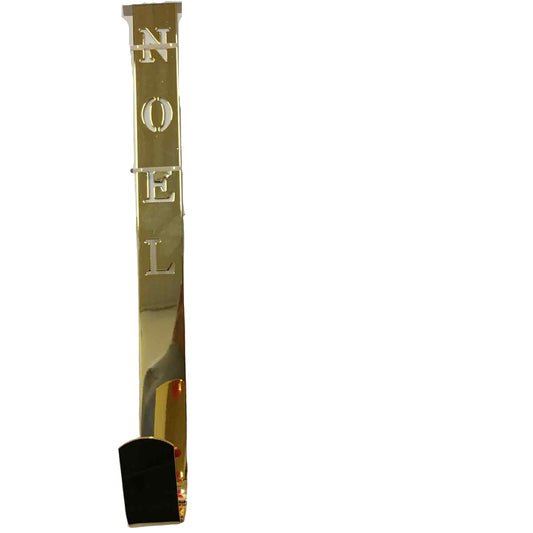 Christmas Wreath Hanger Noel Gold 37522gold