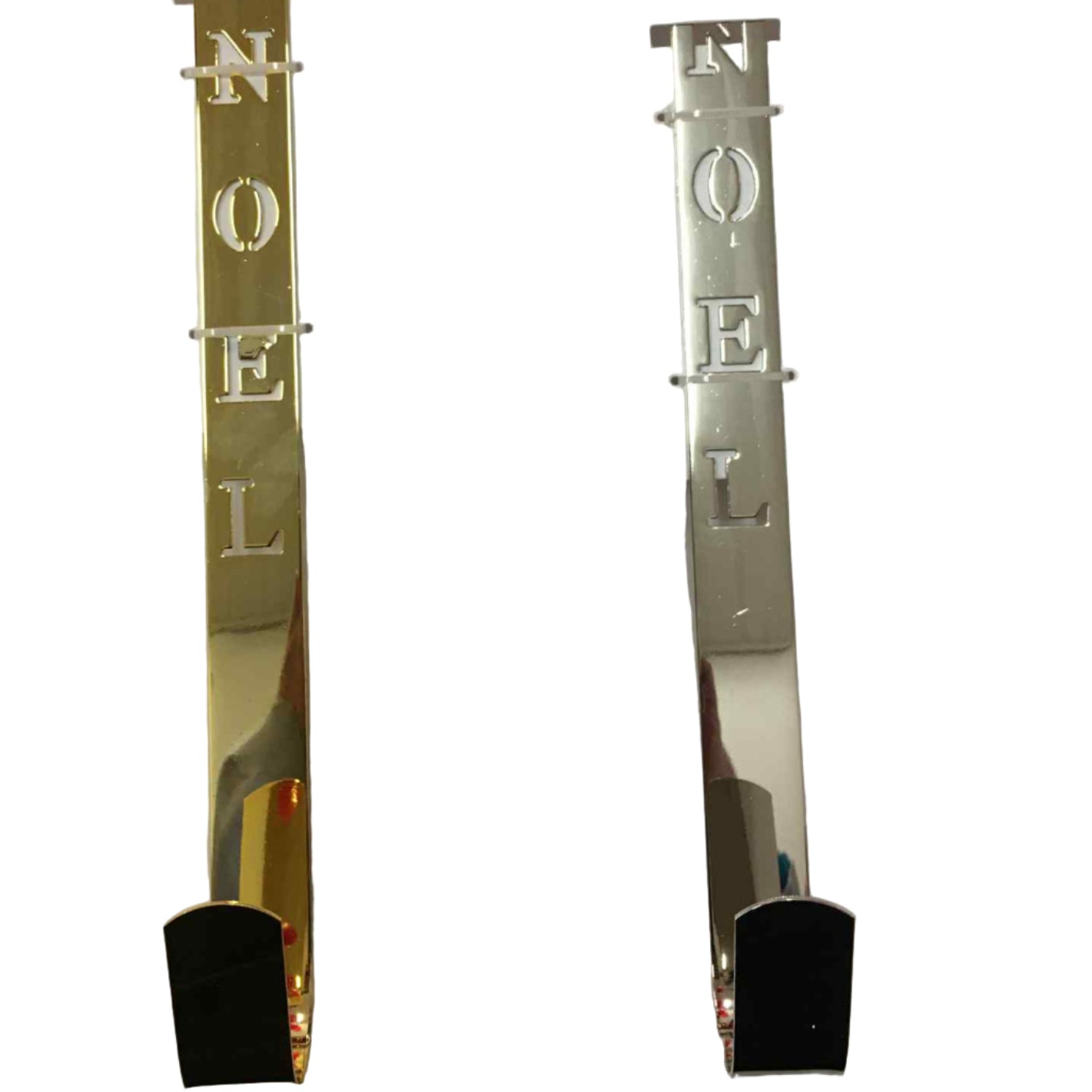 Christmas Wreath Hanger Noel Silver 37522sil