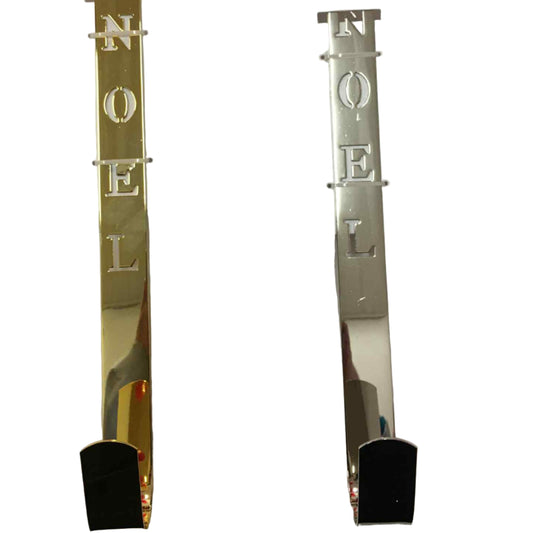 Christmas Wreath Hanger Noel Silver 37522sil