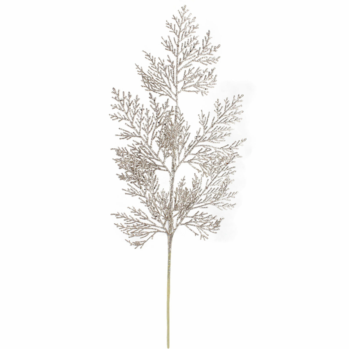 Christmas Rose Gold Leaf Spray 40804