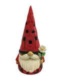 Red Heartwood Creek Gnome with Flower 39811