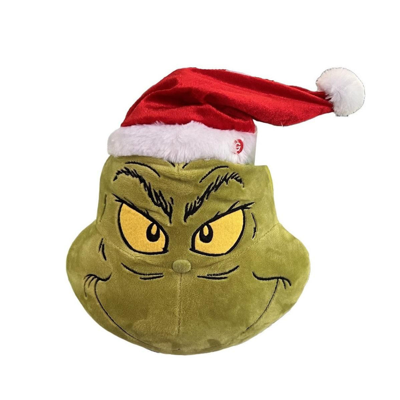 Grinch Head Animated Hanging Decoration - 42cm 27556