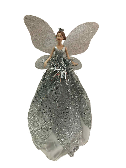 Silver Fairy Tree Topper 38168
