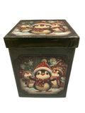 MusicBox with 8 Penguin Baubles 6cm 42440