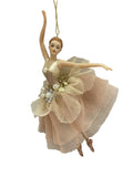 Gold Ballerina Hanging Ornament E 34823
