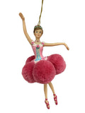 Pink Ballerina Hanging Ornament B 34823