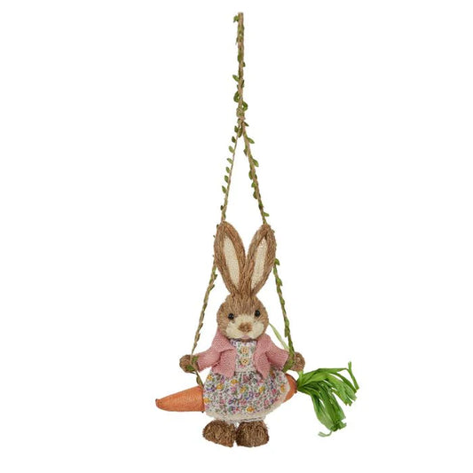 Easter Rabbit on Carrot Swing (Girl) 37723
