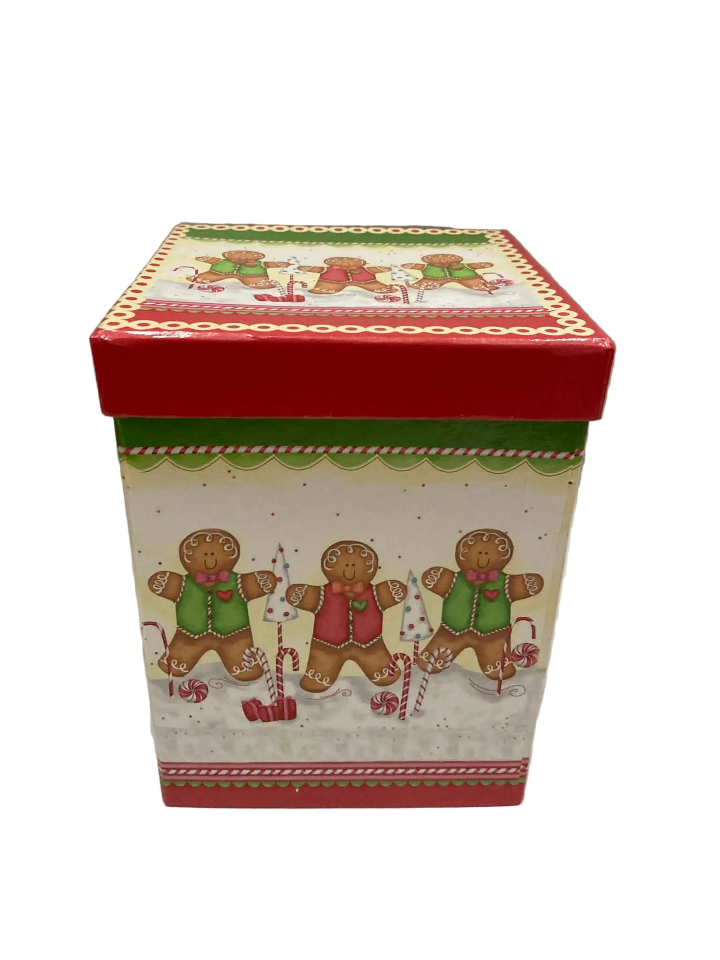 MusicBox with 8 Gingerbread Baubles 6cm 42440