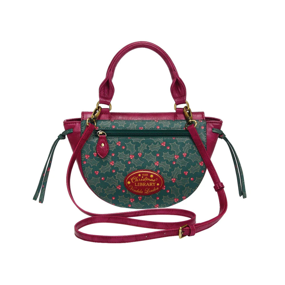 Vendula London The Christmas Library Winged Top Handle Bag  41935