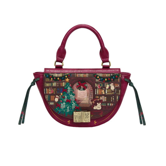 Vendula London The Christmas Library Winged Top Handle Bag  41935