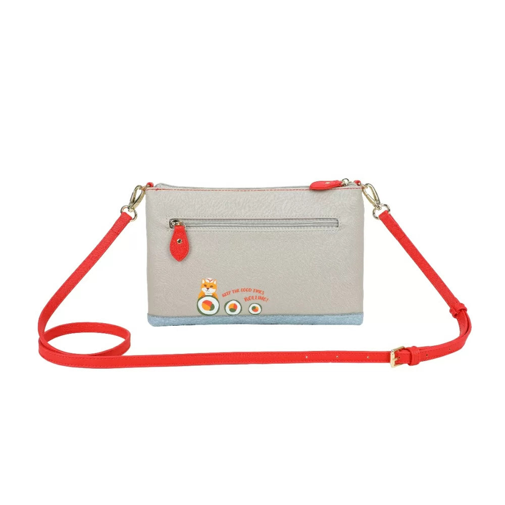 Vendula London Sushi - Grey Edition Kate Pouch Bag 41716