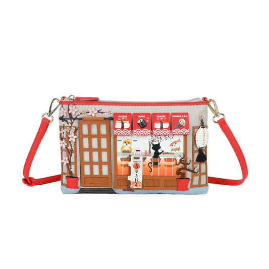 Vendula London Sushi - Grey Edition Kate Pouch Bag 41716