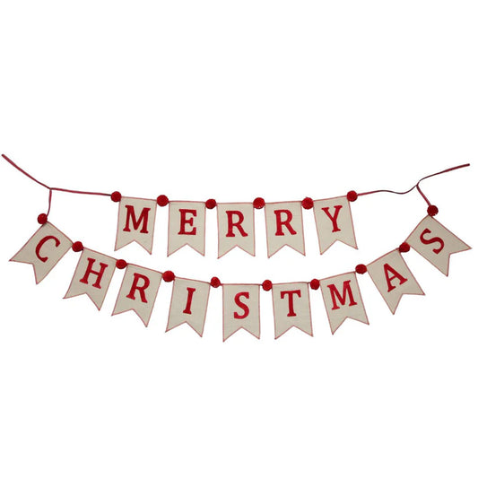 Red Merry Christmas Bunting 41314