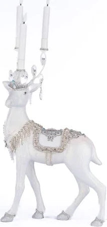 Katherine's Collection Crystal Christmas Standing Deer Candleholder