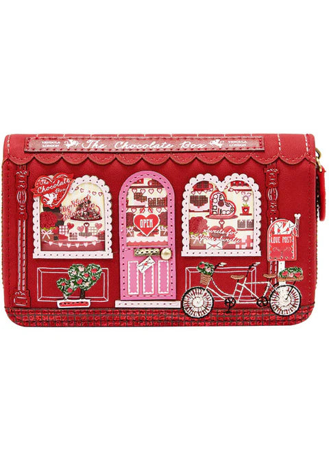 PREORDER Vendula London The Chocolate Box Medium Ziparound Wallet 31536