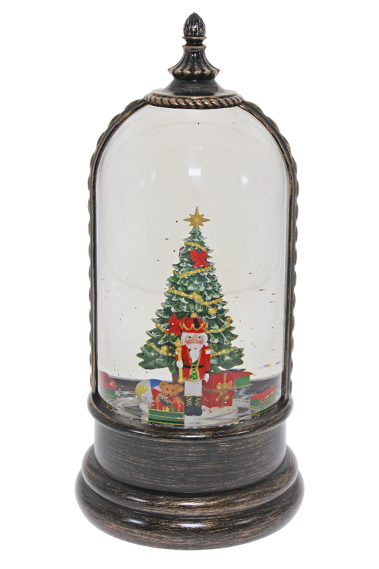 W-S Motion Dome Nutcracker Train Lantern 27537