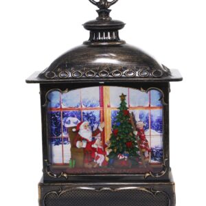 Musical Santa Lantern With Sound 36308