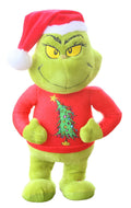 Small Side Stepper Green Grinch with Red Sweater Tree 37689