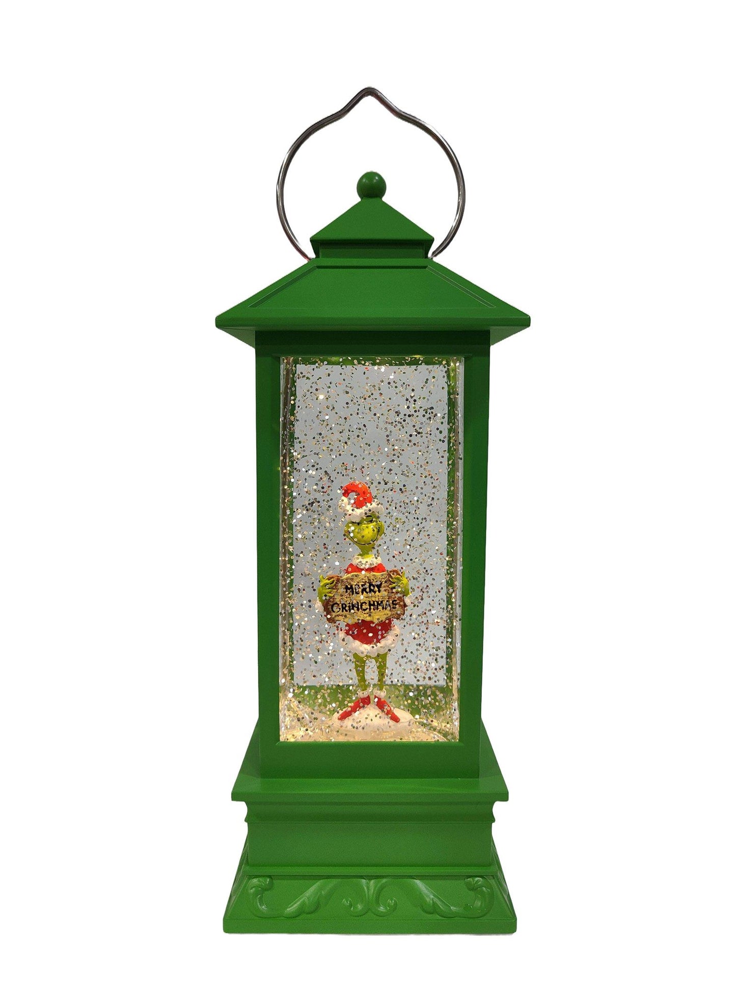 Grinch Merry Xmas Lantern Green 27560