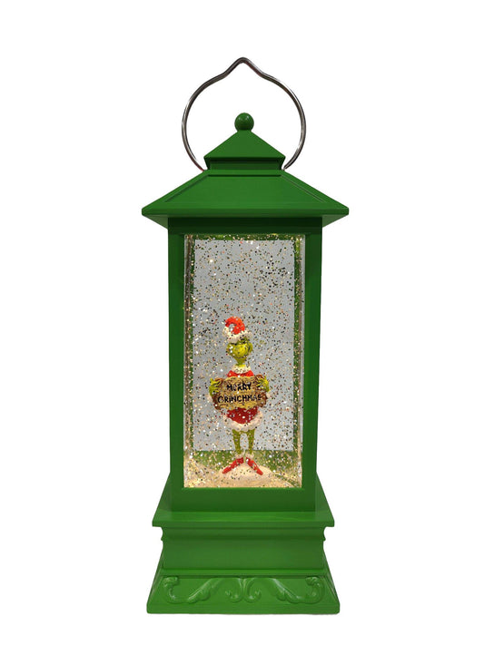 Grinch Merry Xmas Lantern Green 27560