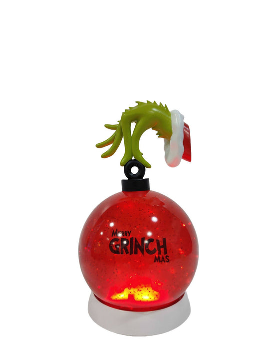 Grinch Bauble Lantern with Sound in Red 41401